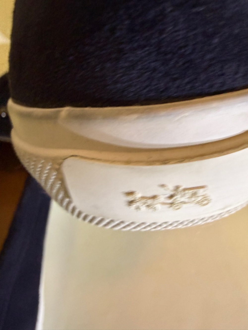 COACH Corey Navy Blue Suede Turnlock Loafer Sneakers Shoes AD0974 Women's 10 B - Picture 5 of 12